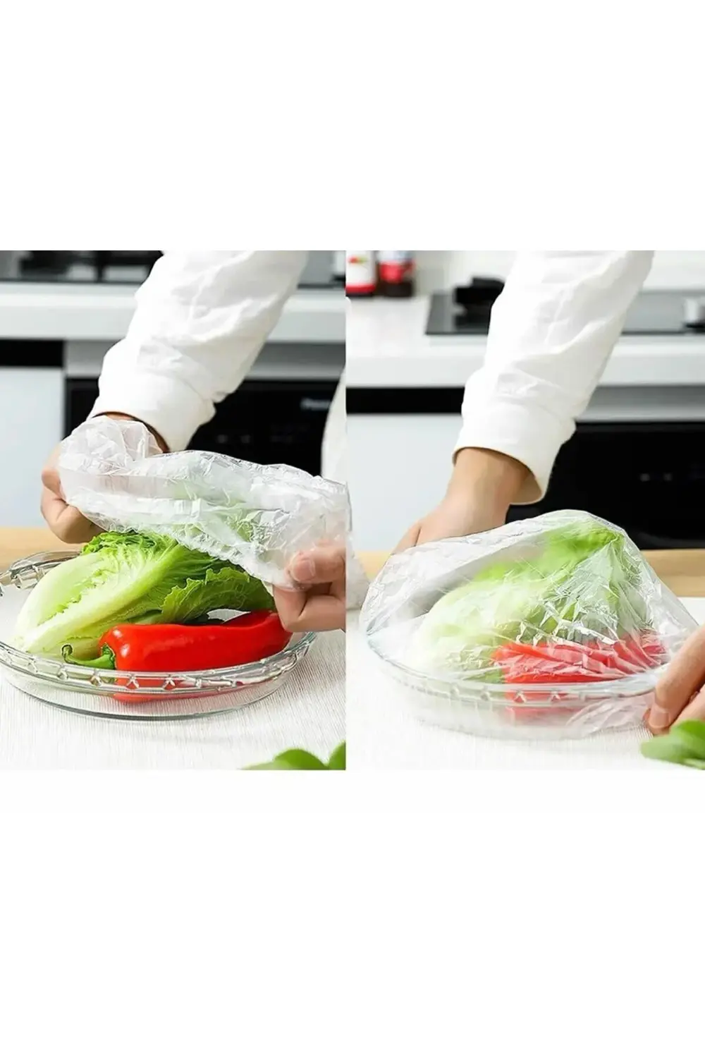 BHR TEM- IVORY KALİTESİ İLE 100 Adet Pratik Tazeliği Koruyan Tenc