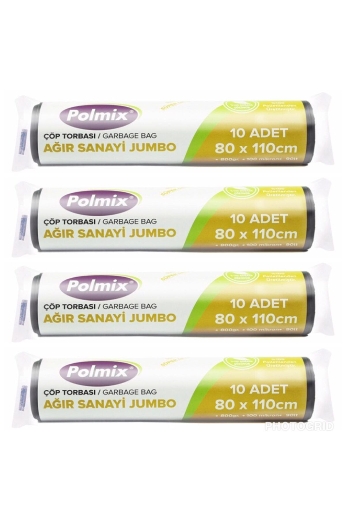 Koroplast Bhr Tem- Endüstriyel Jumbo Çöp Poşeti Siyah 80*110 10 Ad