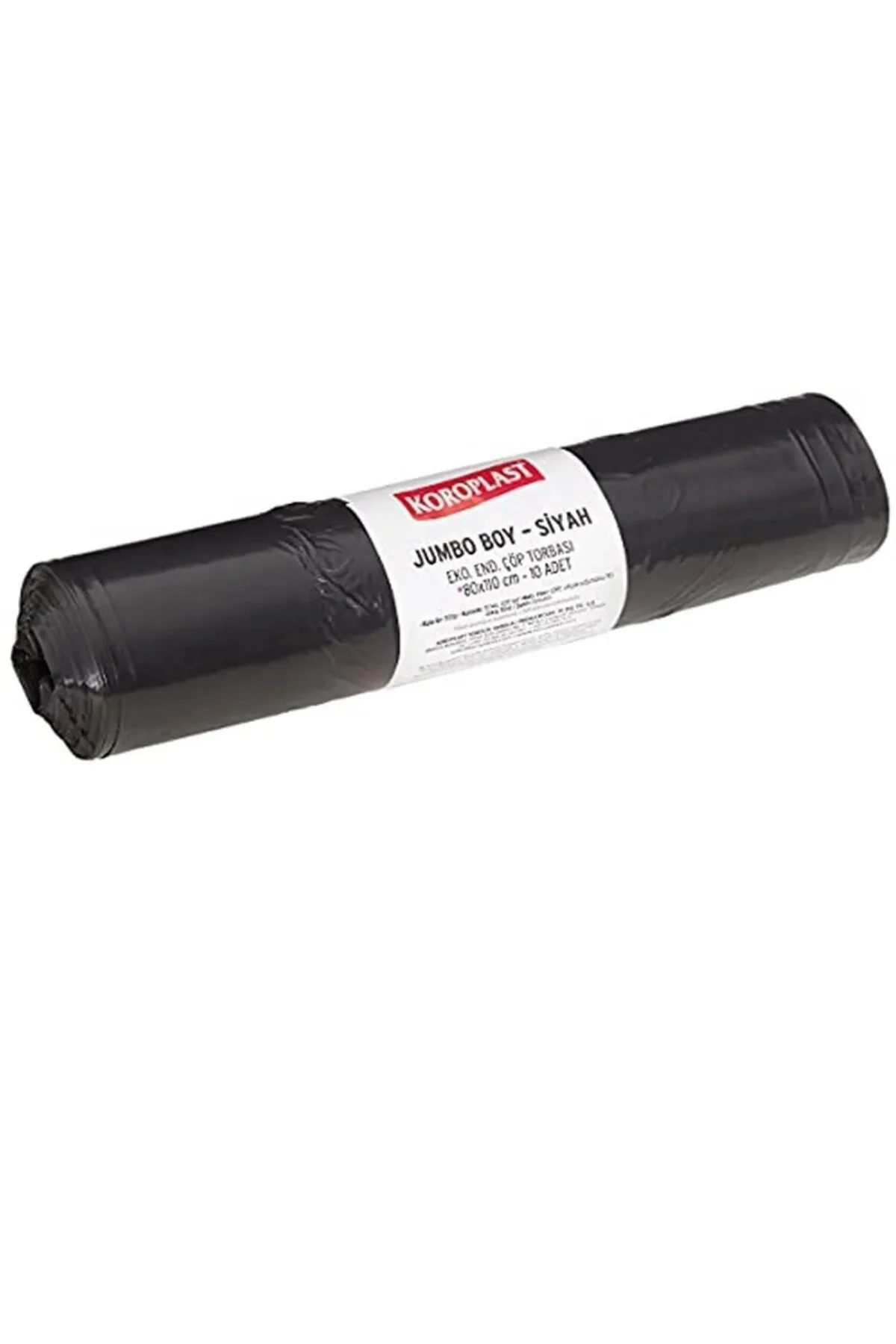 BHR TEM-Koroplast Endüstriyel Jumbo Çöp Poşeti SİYAH 80*110 10 AD