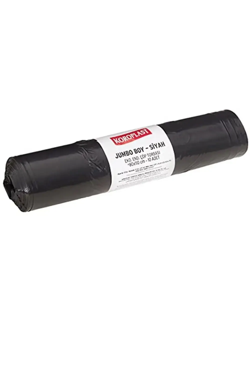 BHR TEM-Koroplast Endüstriyel Jumbo Çöp Poşeti SİYAH 80*110 10 AD