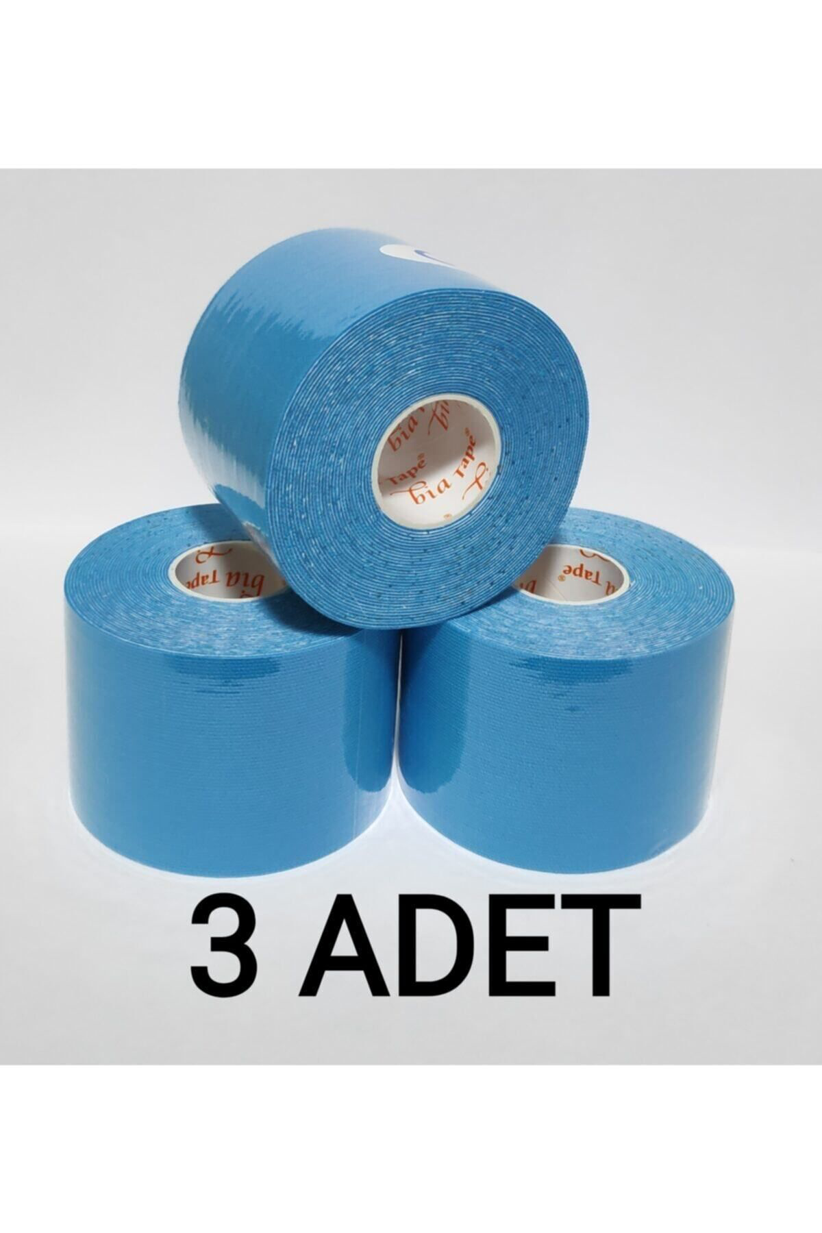 Biatape Bia Tape Kinesio 5 Cm X 5 M - Açık Mavi Rengi Sporcu Ağrı Bandı 3
