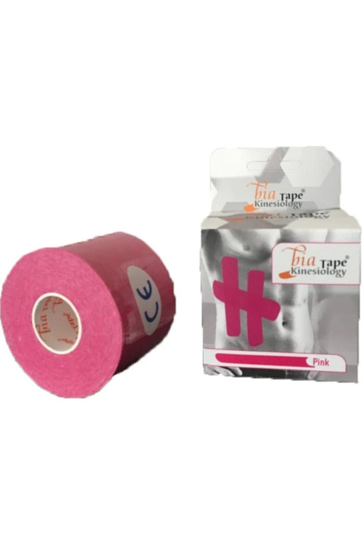 Biatape Bia Tape Kinesio 5 Cm X 5 M - Pembe Rengi Sporcu Ağrı Bandı 4'Lü