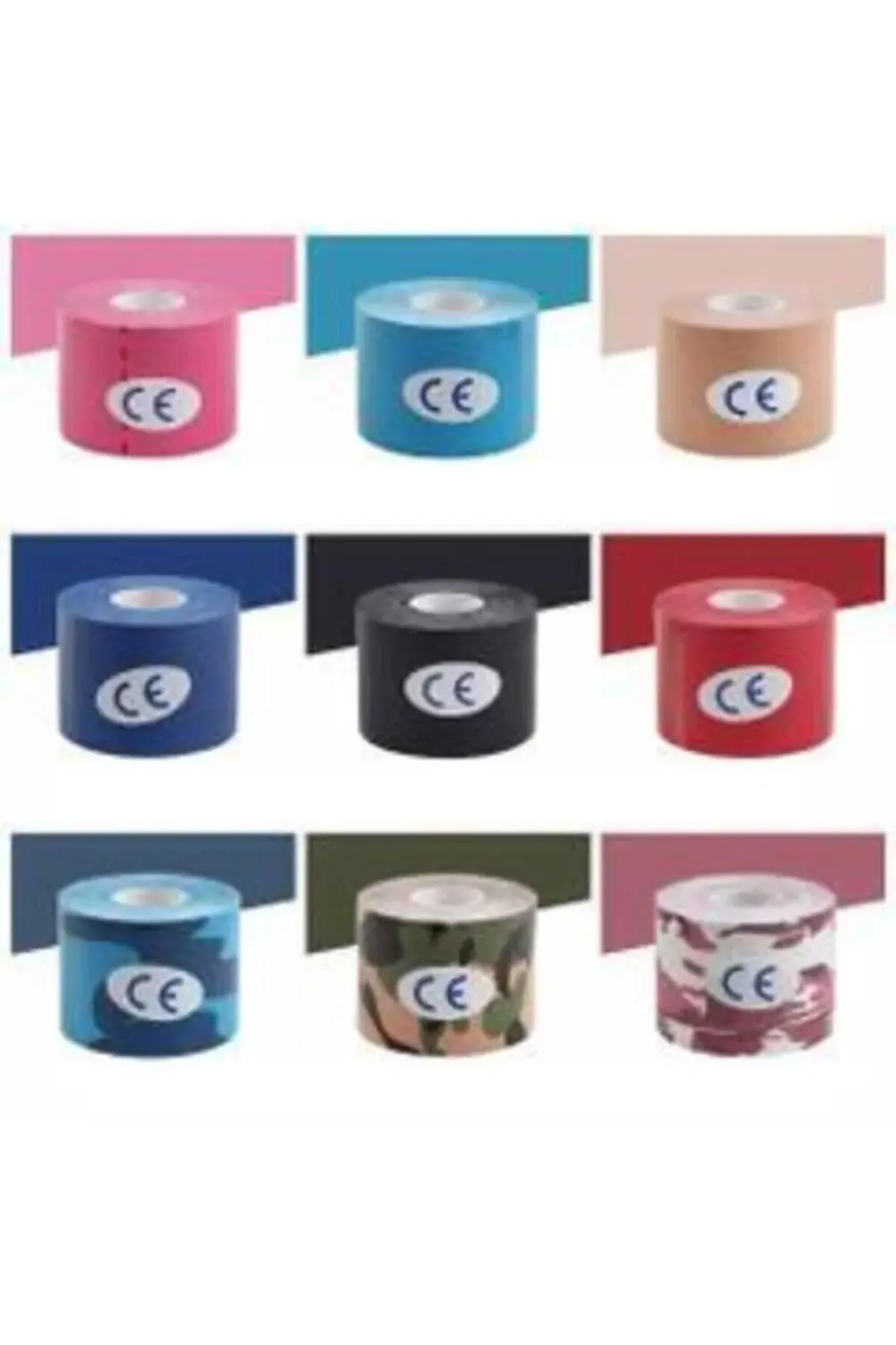 Bia Tape Kinesio 5 Cm X 5 M - Açık Mavi Rengi Sporcu Ağrı Bandı 3