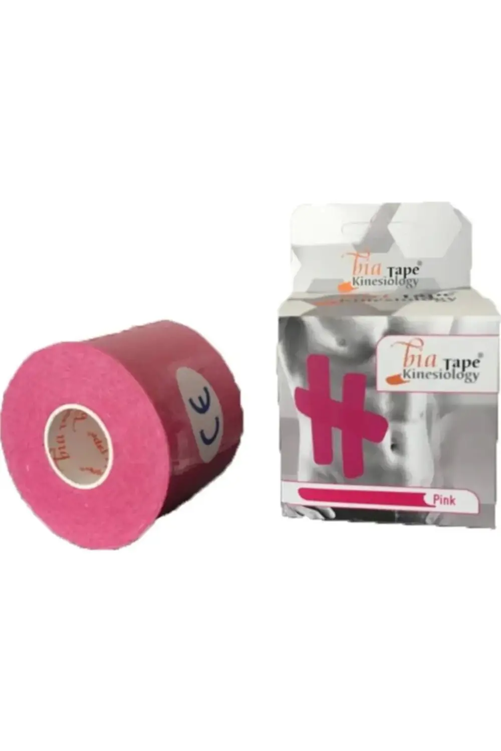 Bia Tape Kinesio 5 cm X 5 M - Pembe Rengi Sporcu Ağrı Bandı 4'lü