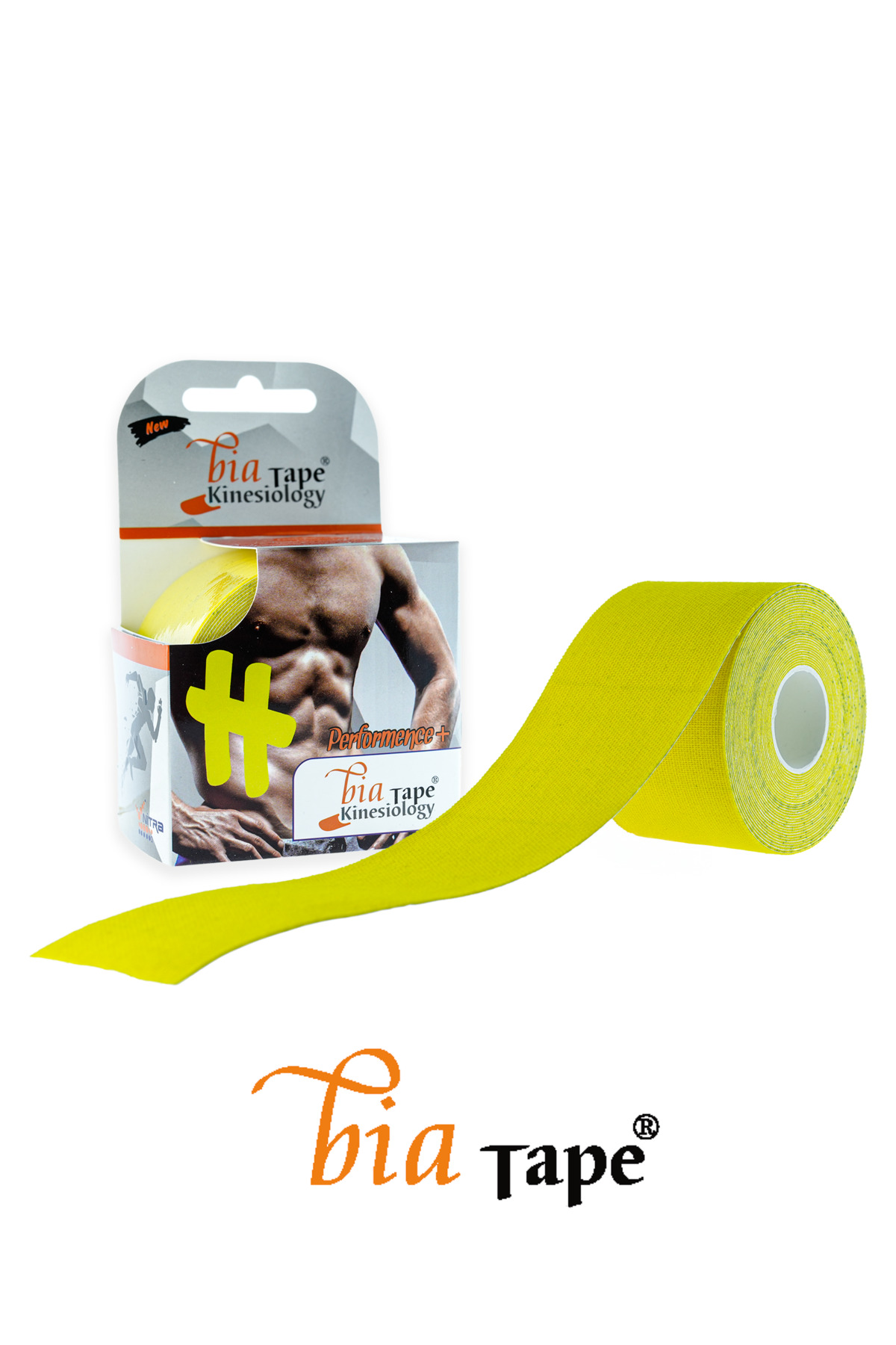Bia Tape Kinesio Sporcu Bandı Sarı 5 Cm X 5 M