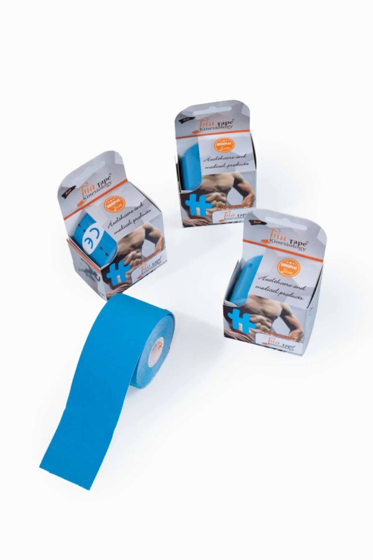 Bia Tape Kinesiology Ağrı Bandı 5cm X 5metre Mavi Bia Tape Kinesiology Ağrı Bandı 5cm X 5metre Mavi - Görsel 3