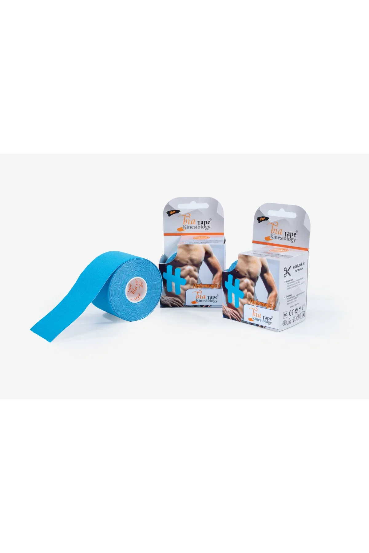 Bia Tape Kinesiology Ağrı Bandı 5cm X 5metre Mavi Bia Tape Kinesiology Ağrı Bandı 5cm X 5metre Mavi - Görsel 2