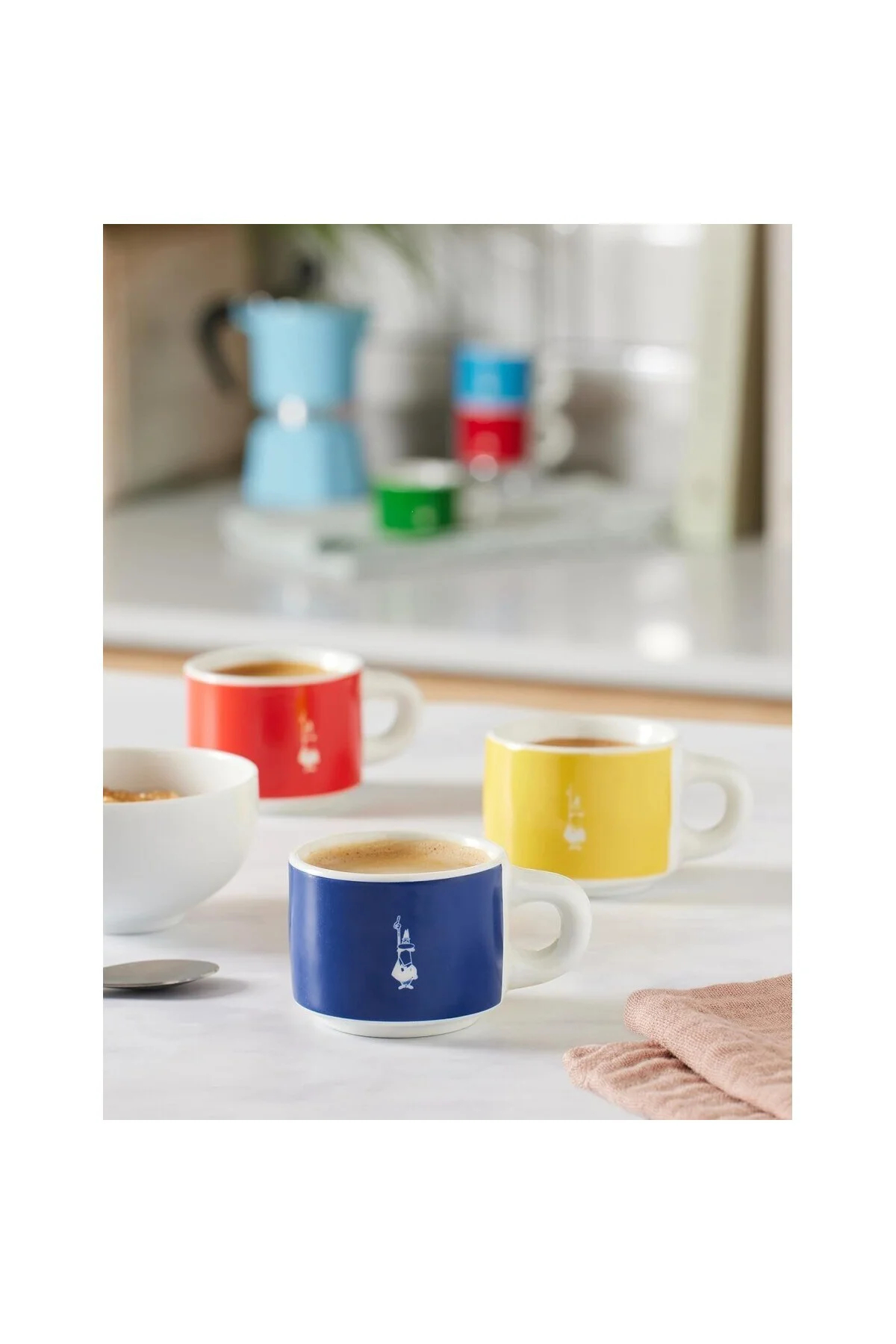 Bialetti - 6'lı İstiflenebilir Fincan Seti