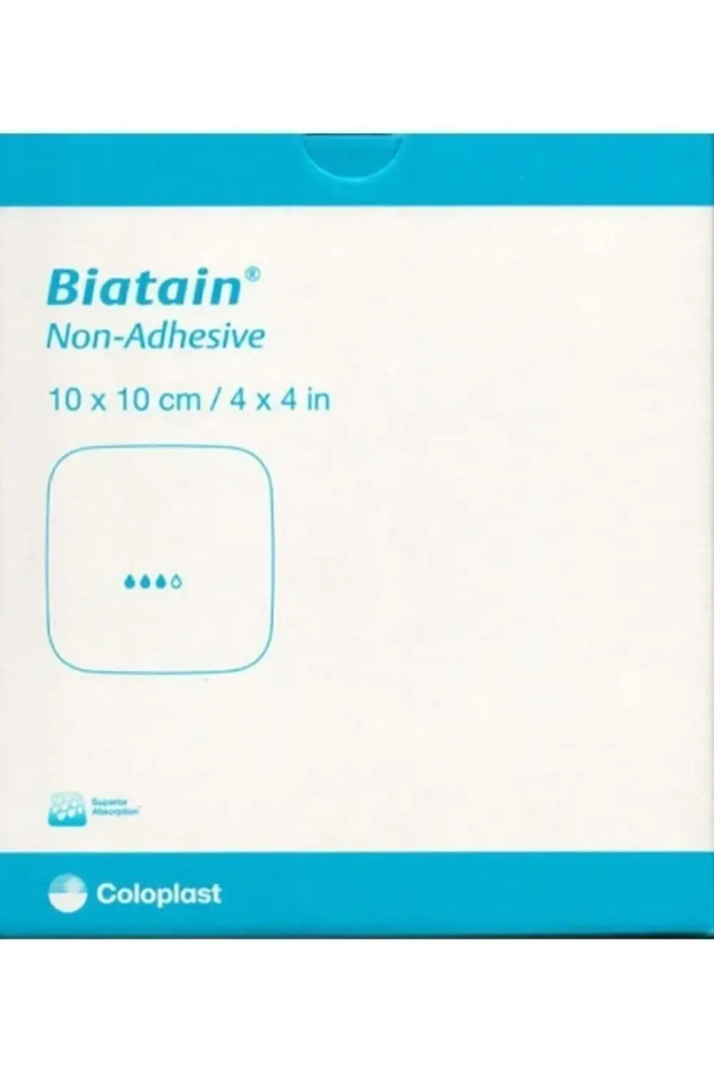 Biatain Non-adhesive 10*10 Cm 4*4 In Ref:33410 (10 Adet )