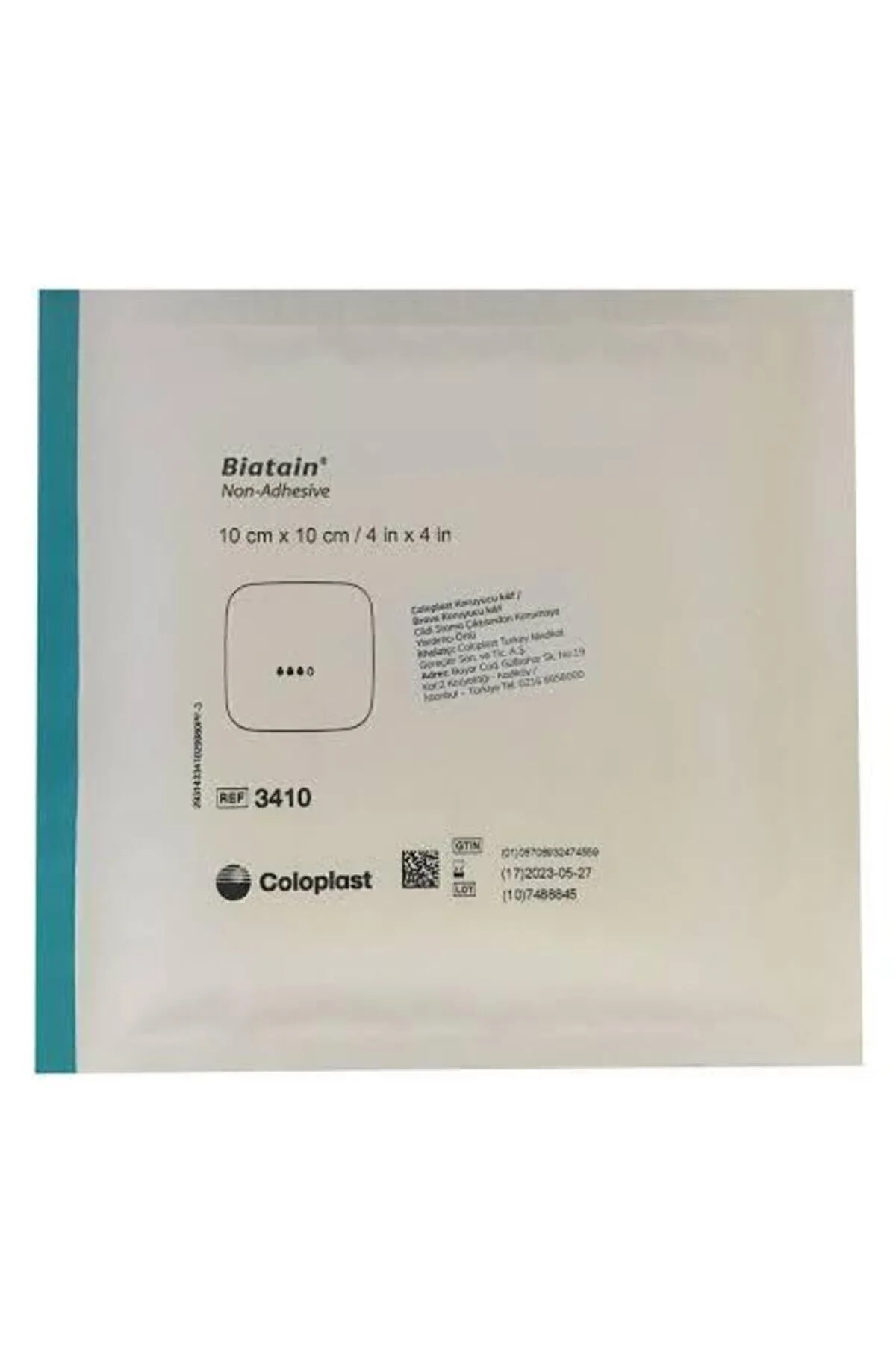 Biatain Non-adhesive 10*10 Cm 4*4 In Ref:33410 (10 Adet )