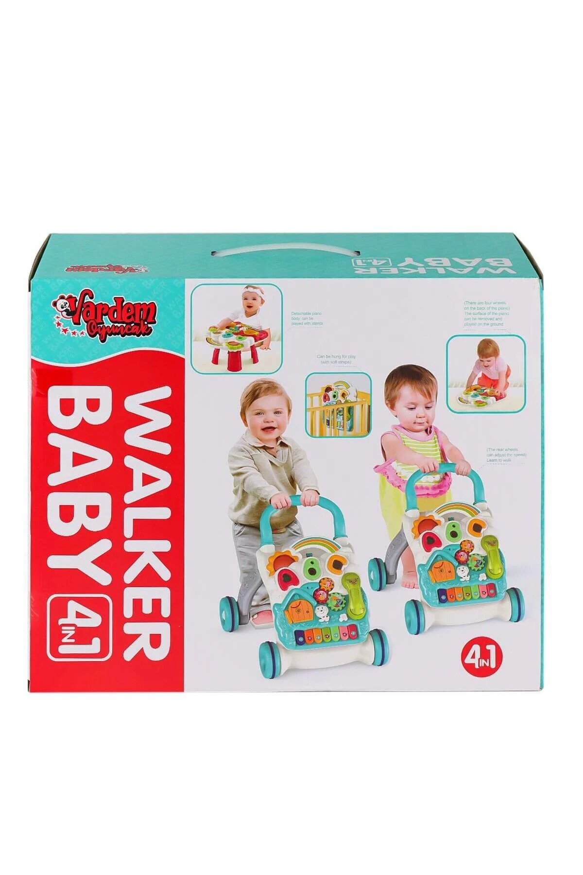 Bib-6017 Pianolu Yürüme Arkadaşı 4In1