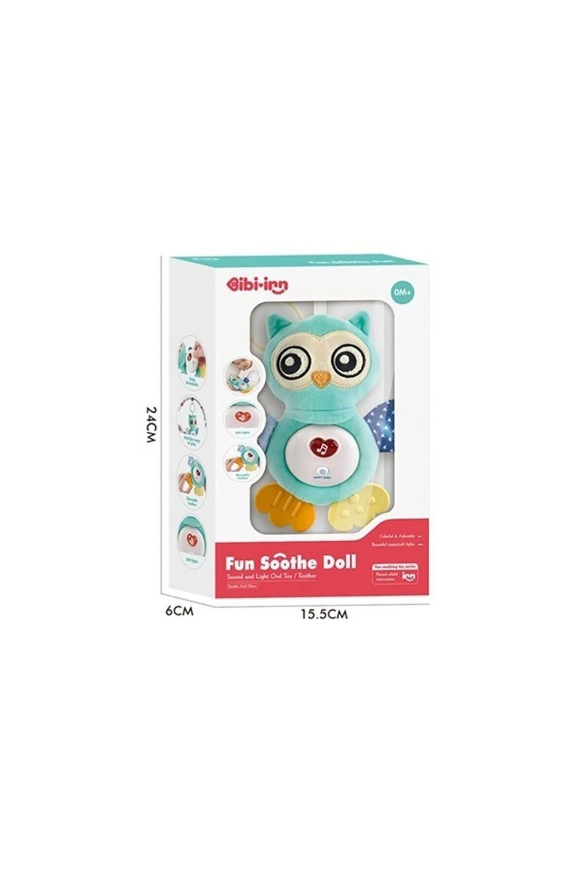 BIB6008 -Vardem Işıklı Ve Sesli Bebek Baykuşu