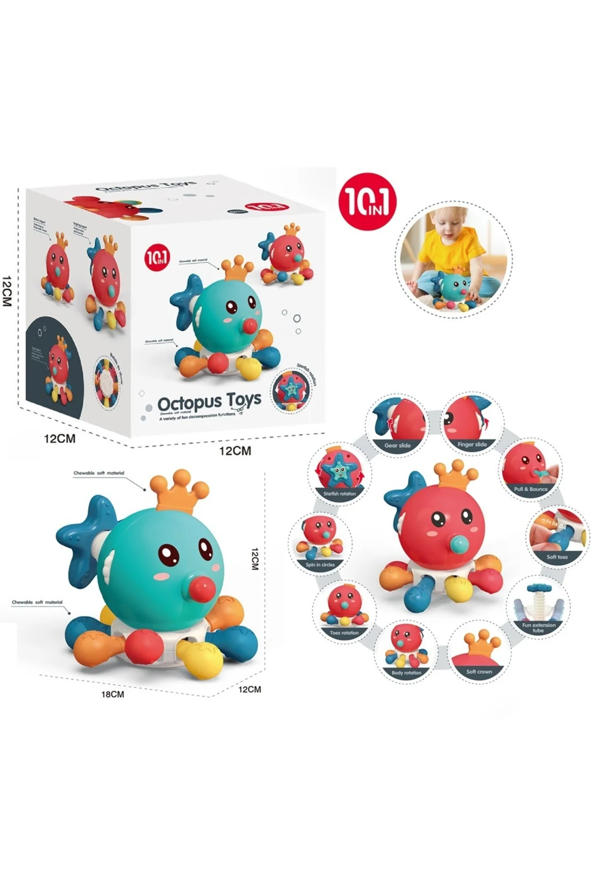 BIB6033 10 IN 1 DIS KASIYICILI AHTAPOT