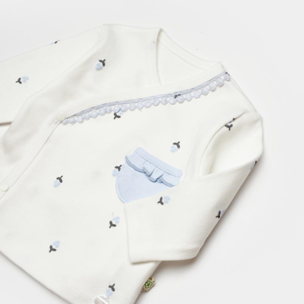 Bibaby Biorganic Love Floral 3 Parça Zıbın Seti 73346 Ekru Lila Bibaby Biorganic Love Floral 3 Parça Zıbın Seti 73346 Ekru Lila