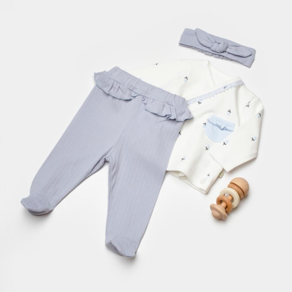 Bibaby Biorganic Love Floral 3 Parça Zıbın Seti 73346 Ekru Lila Bibaby Biorganic Love Floral 3 Parça Zıbın Seti 73346 Ekru Lila