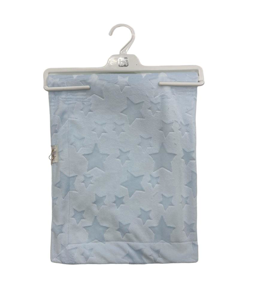 Bibaby Jacquard Star 82x90 Battaniye 64726 Blue Bibaby Jacquard Star 82x90 Battaniye 64726 Blue