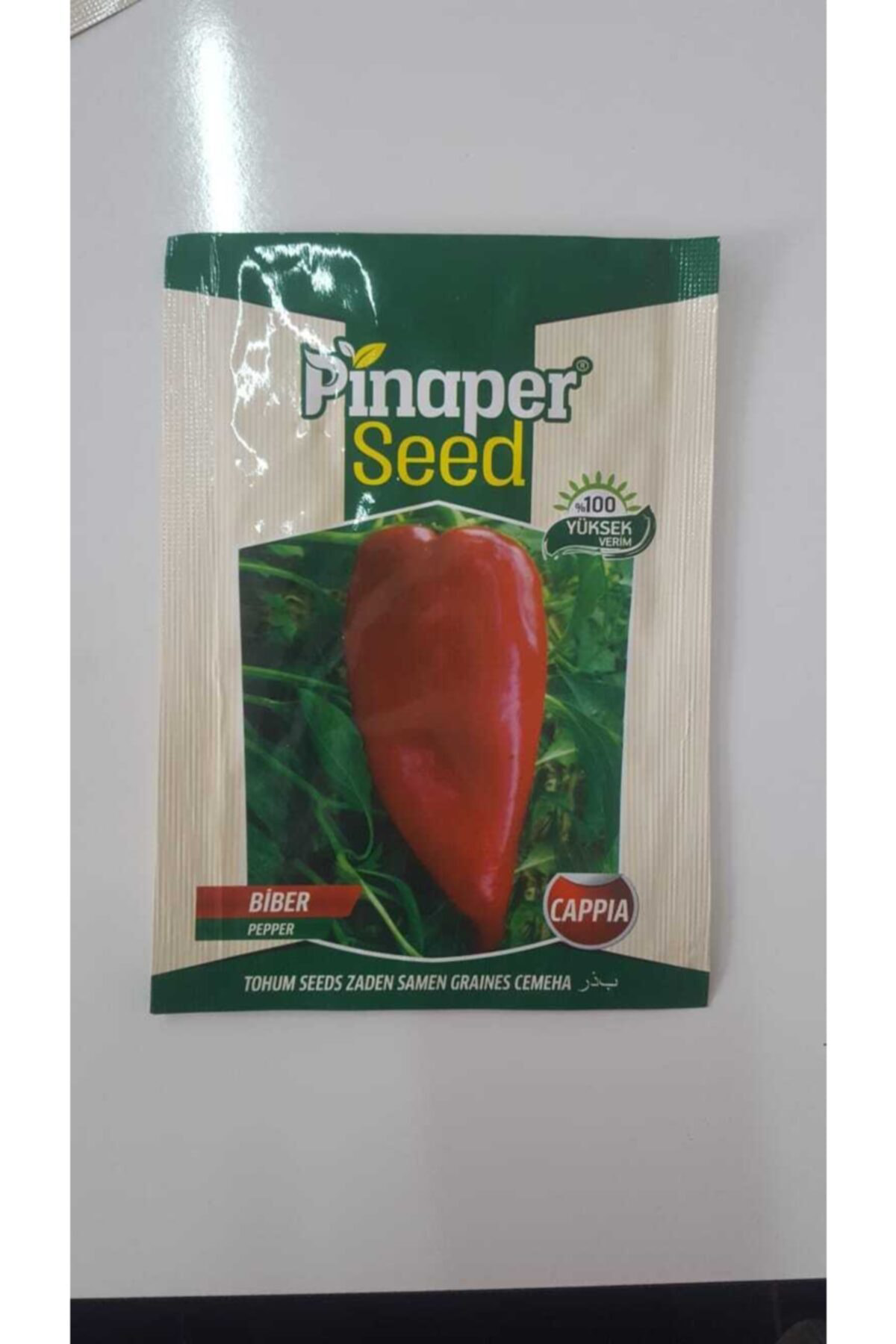 Biber (cappıa )tohumu 1 Paket %100 Yüksek Verimlidir.