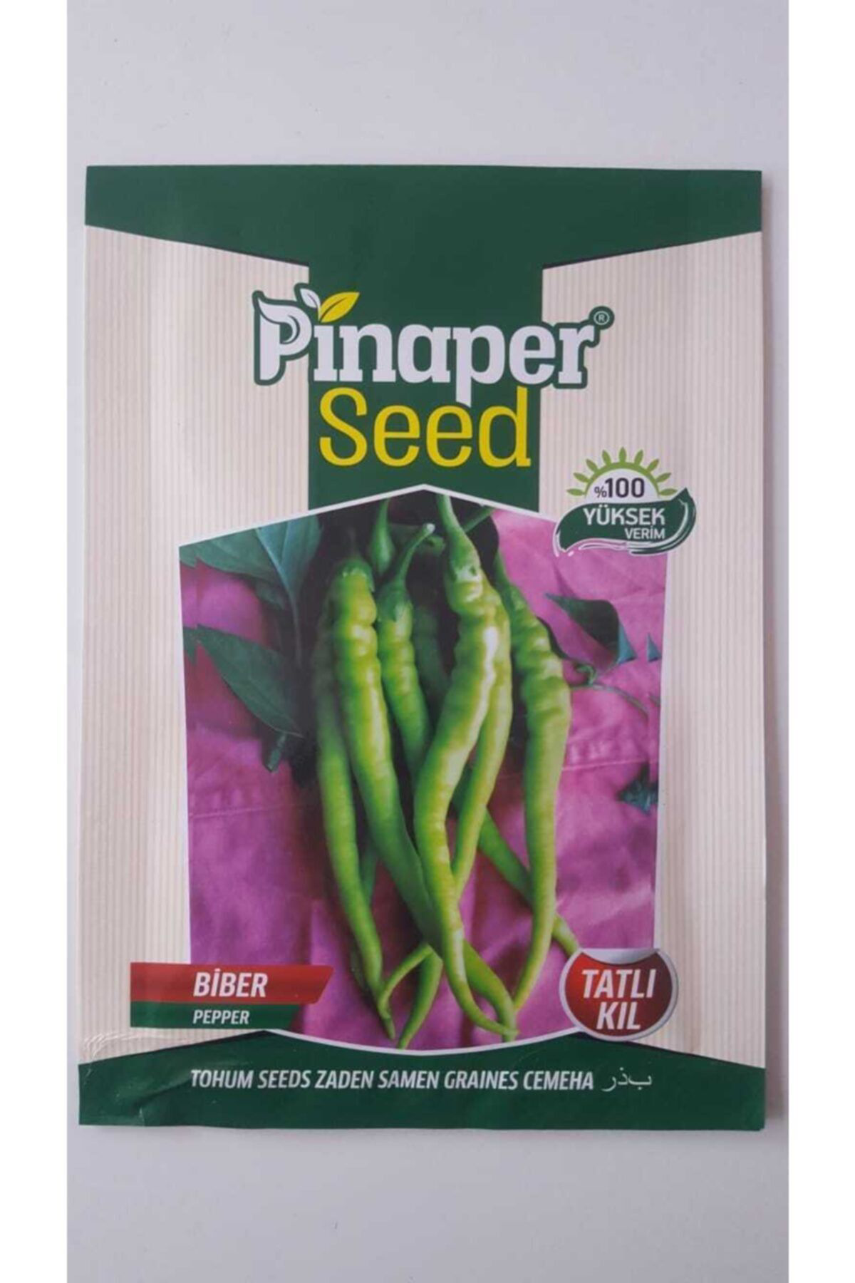 Pinaper Seed Biber (Tatlı Kıl ) Tohumu %100 Yüksek Verimli