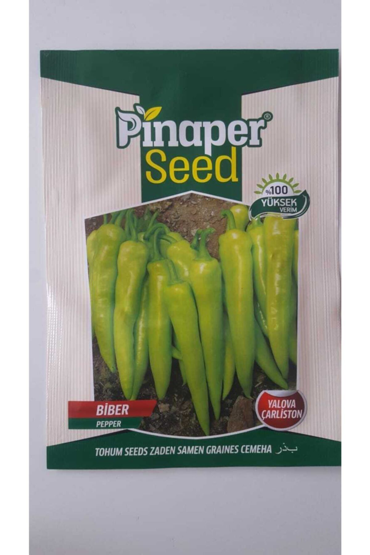 Pinaper Seed Biber (Yalova Çarliston ) Tohumu 1 Paket %100 Yüksek Verimlidir.