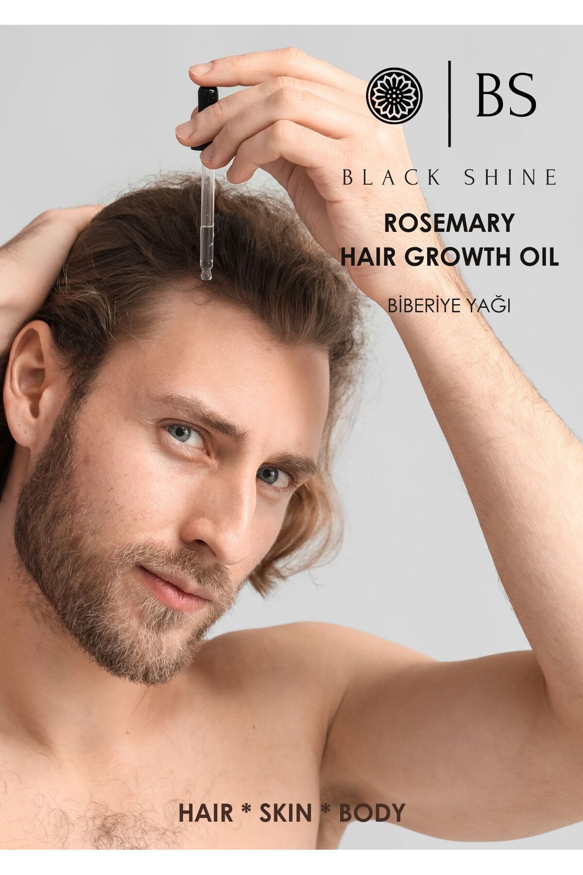 Biberiye Yağı Saç Dökülmesi Ve Yıpranmış Saçlar Için Biotinli Saç Bakım Seti