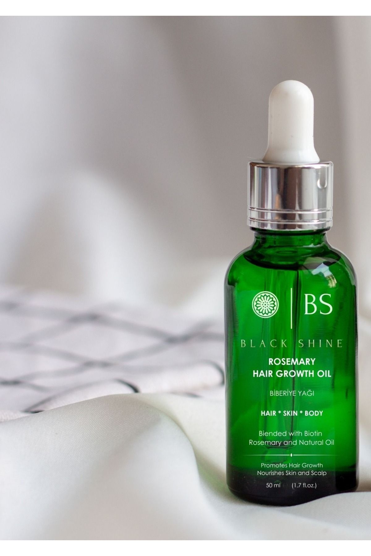 Black Shine Bs Biberiye Yaği Saç Dökülmesi Ve Yipranmiş Saçlar İçin Biotinli Saç Bakim Complexi