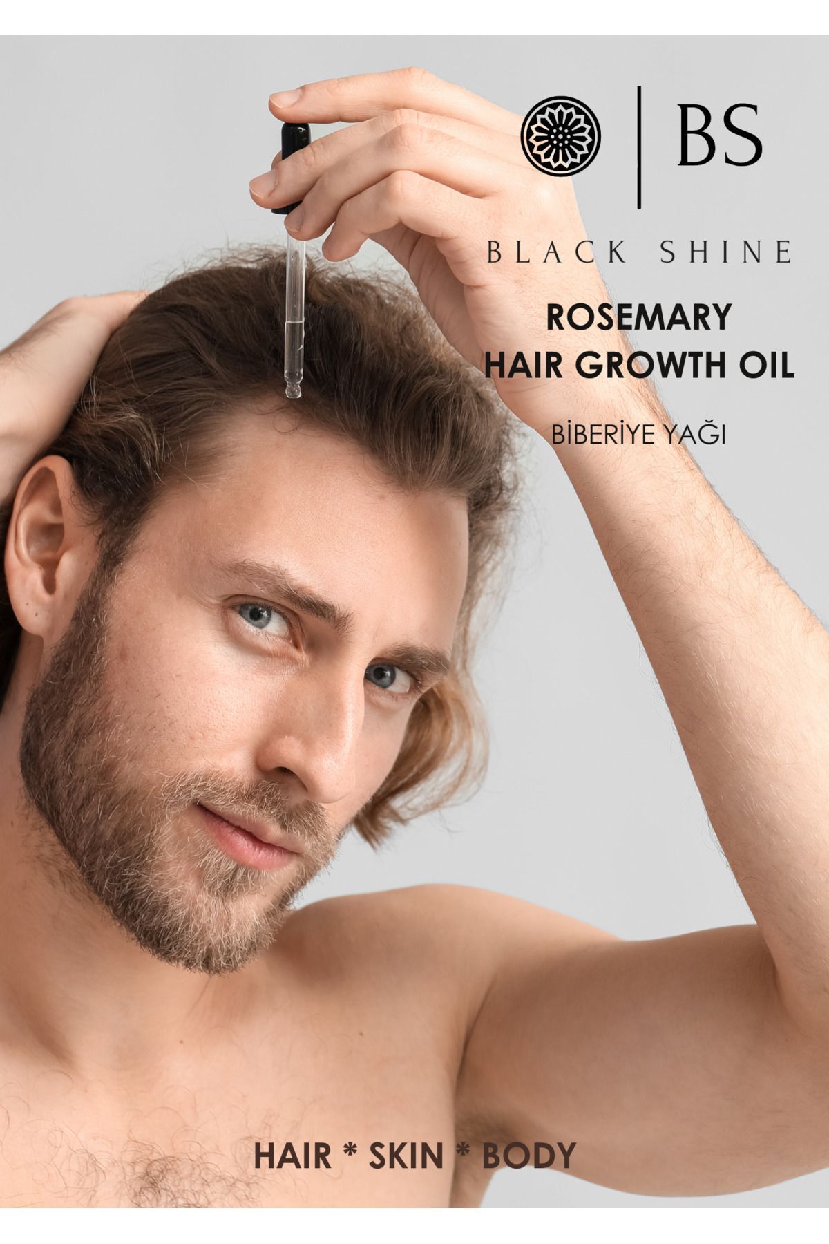 Black Shine Bs Biberiye Yaği Ve Canlandirici Kolajenli Kati Şampuan Saç Dökülmesi Ve Yipranmiş Saçlar İçin