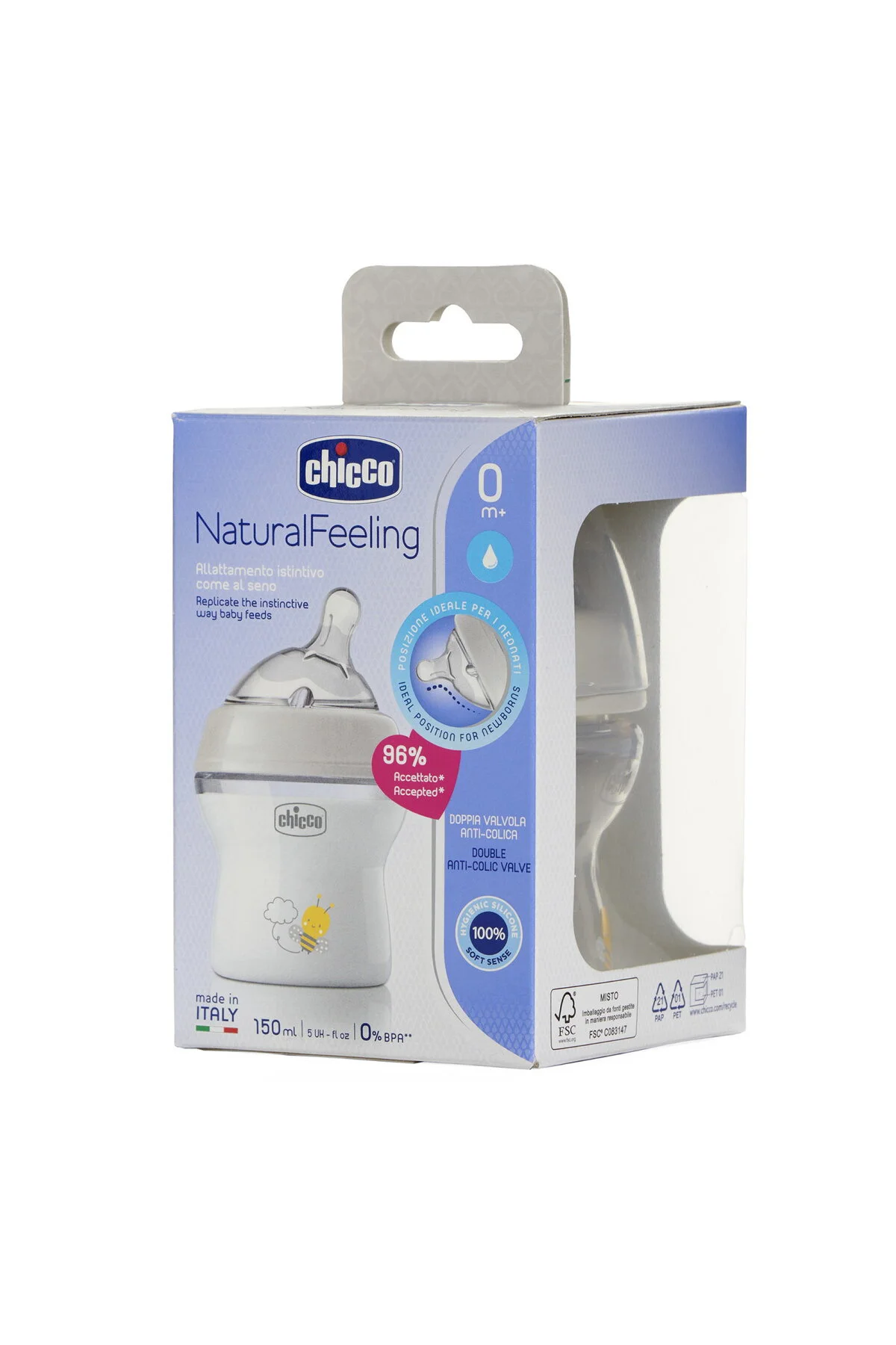 Biberon 150 ml Natural Felling 0ay