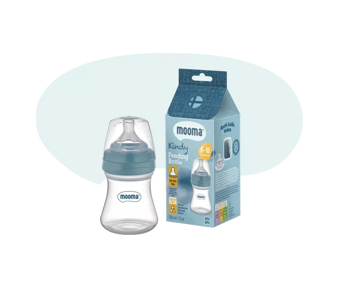 Biberon Anti Kolik Biberon 150 Ml Kapaklı Biberon 6 - 18 Ay Orta Biberon Anti Kolik Biberon 150 Ml Kapaklı Biberon 6 - 18 Ay Orta