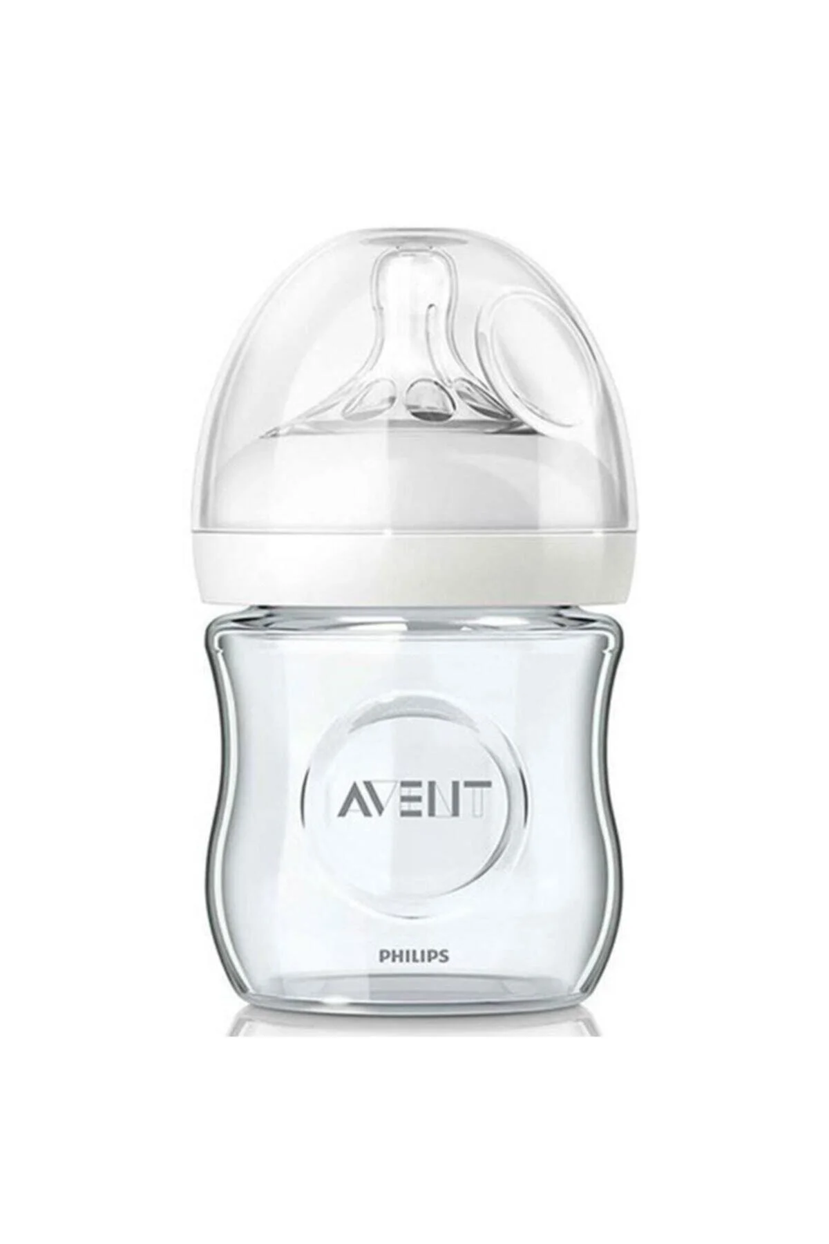 Biberon Cam Natural Emzik 120ml | 0 Ay Üzeri, 1 Adet