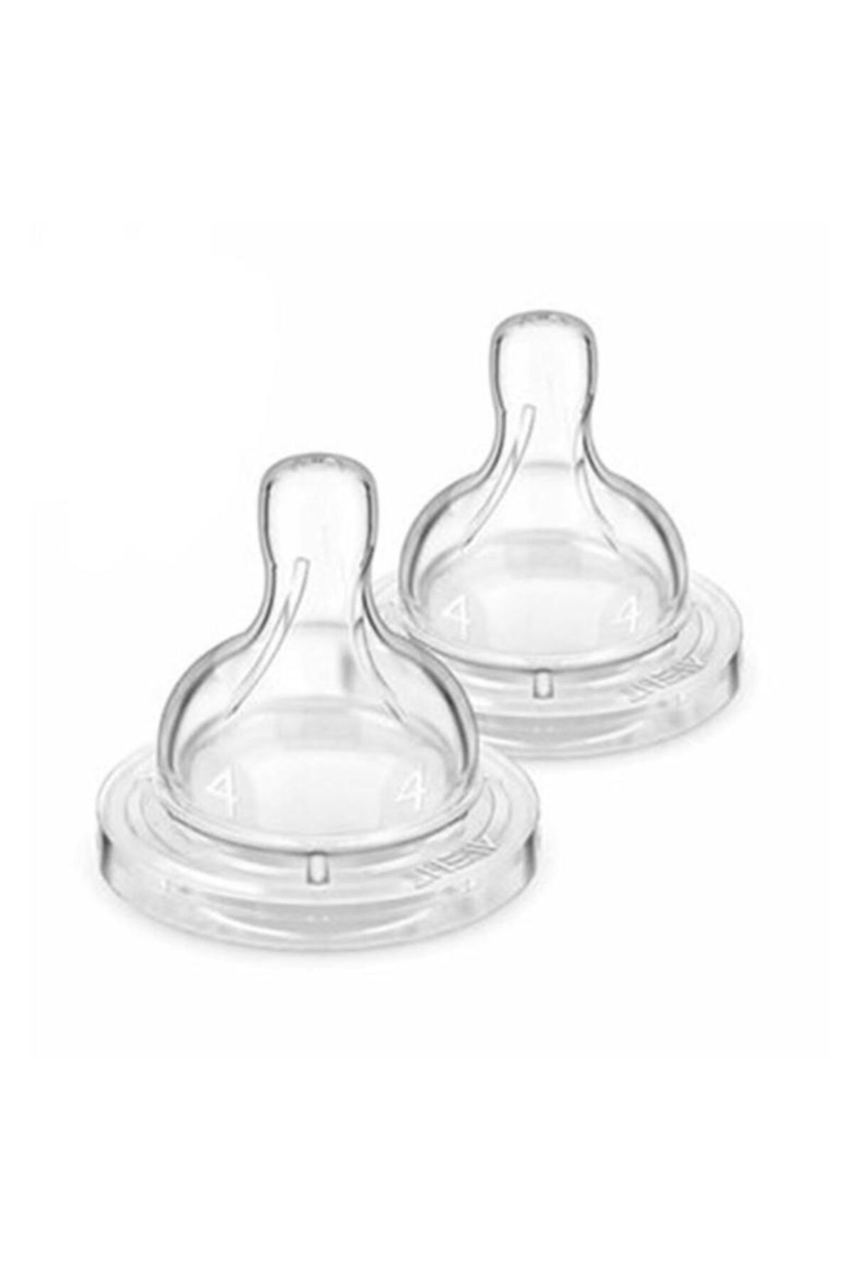 Philips Avent Biberon Emziği Natural | 6 Ay+, 4 Delik, 2 Adet