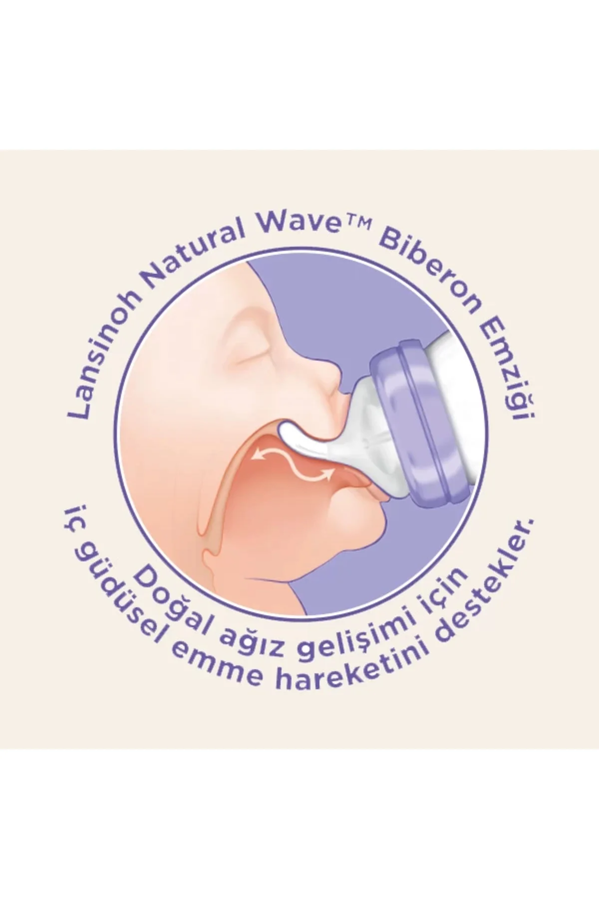 Biberon Natural Wawe Biberon Emziği 160 ml