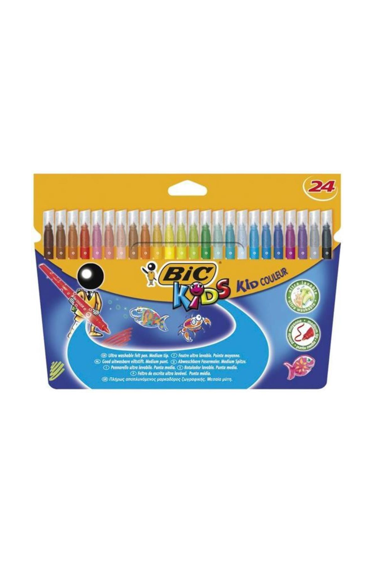 Just Cheap Store Bic Kid Couleur Keçeli Boya Kalemi 24'Lü Kutu