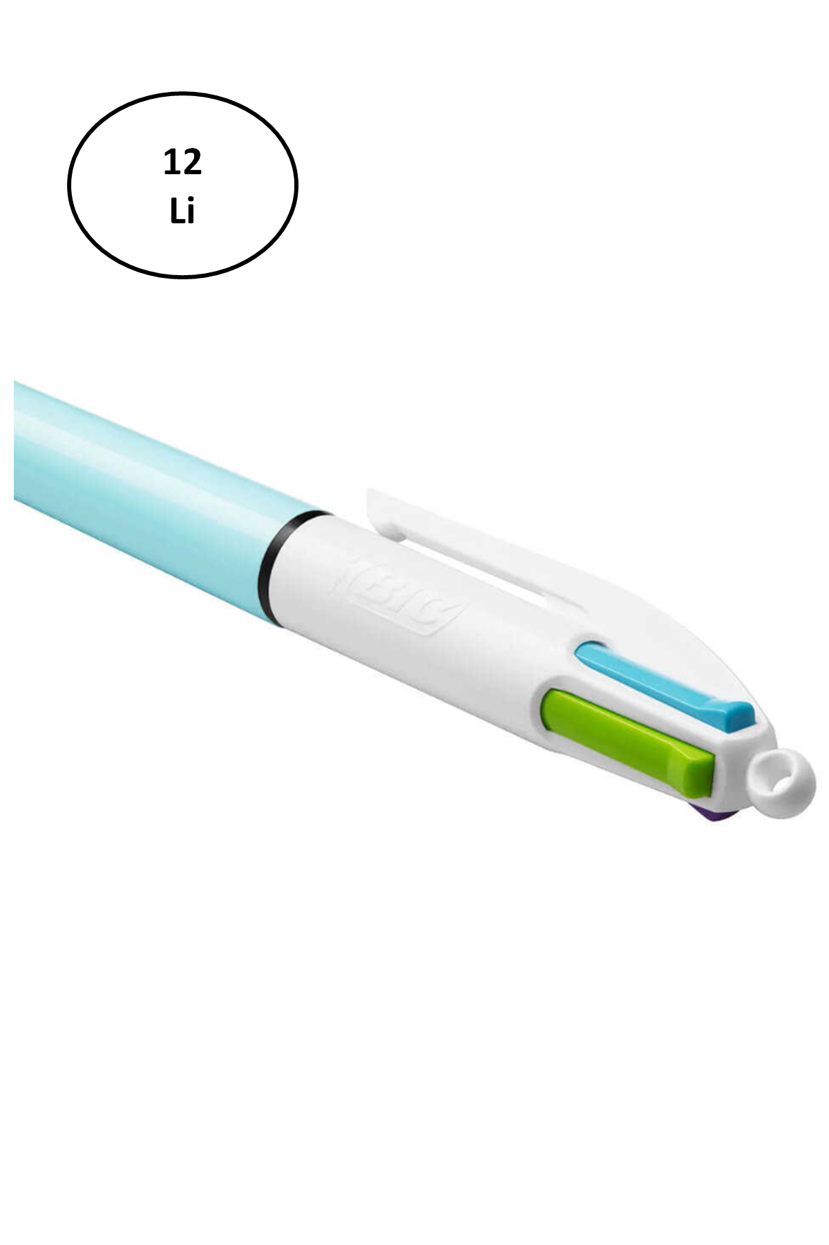 Just Cheap Store Bic Tükenmez Kalem Fun Mekanizmali 4 Renk 12'Li