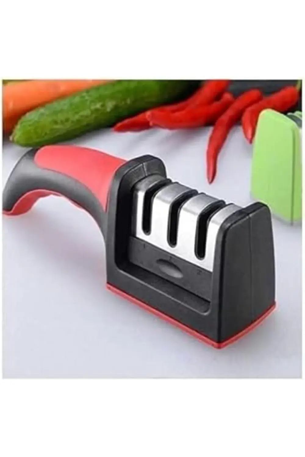 Bıçak Bileyici 3 Açılı Elmas Seramik Tungsten Çelik El Bıçakları