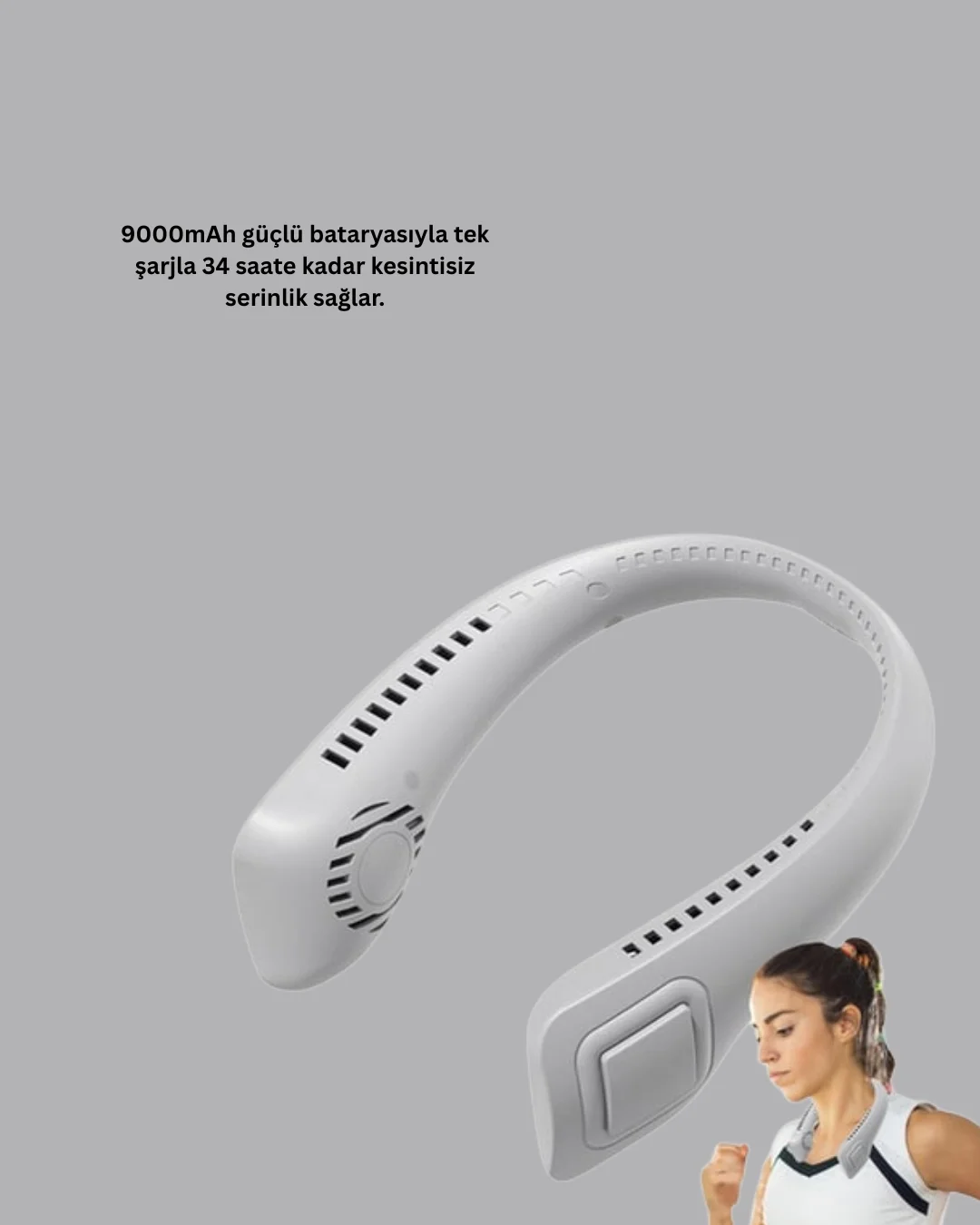 Bıçaksız Güvenli Tasarımlı Sessiz Boyun Fanı
