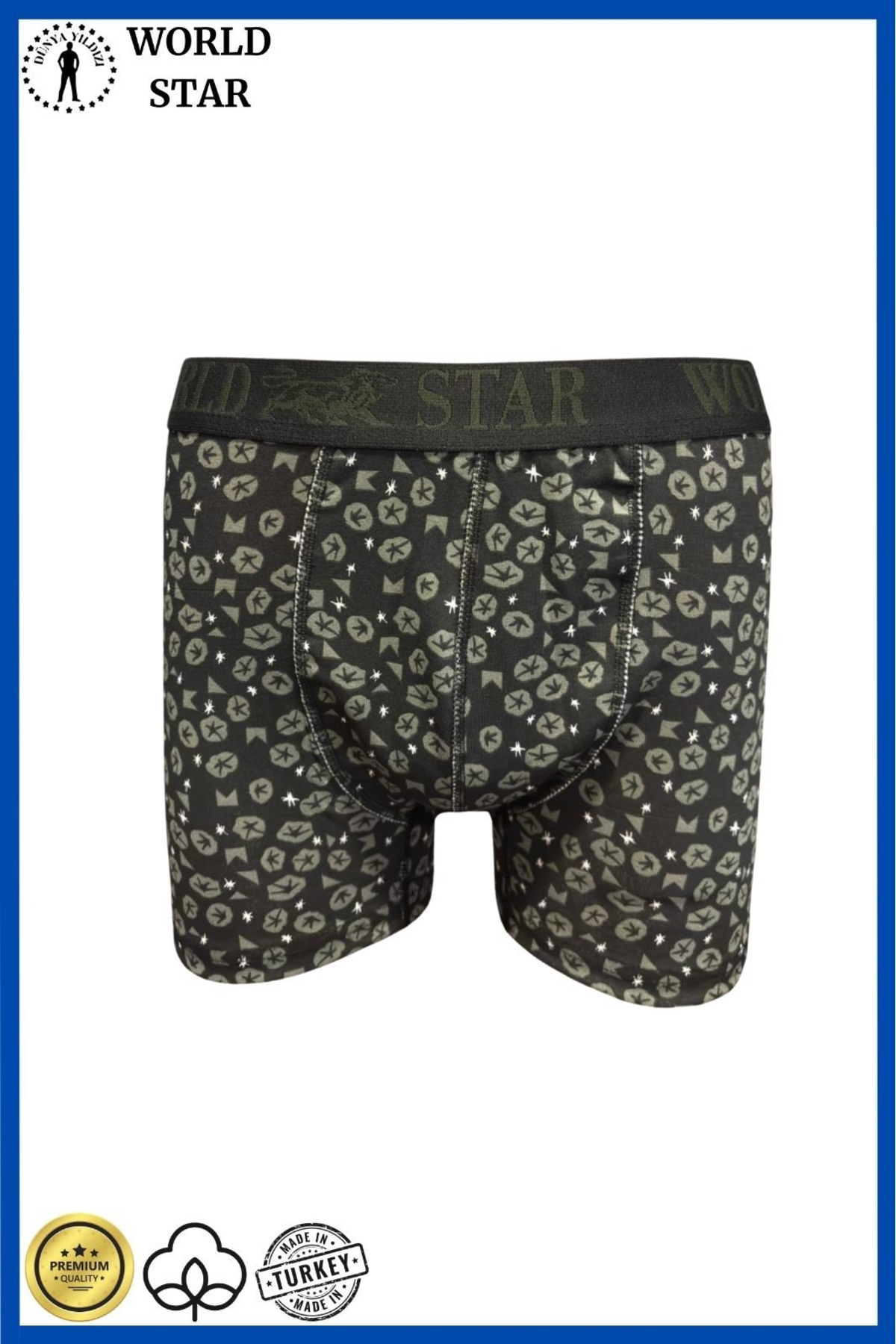 Civetta Bicomi Likralı Pamuklu Renkli Erkek Boxer