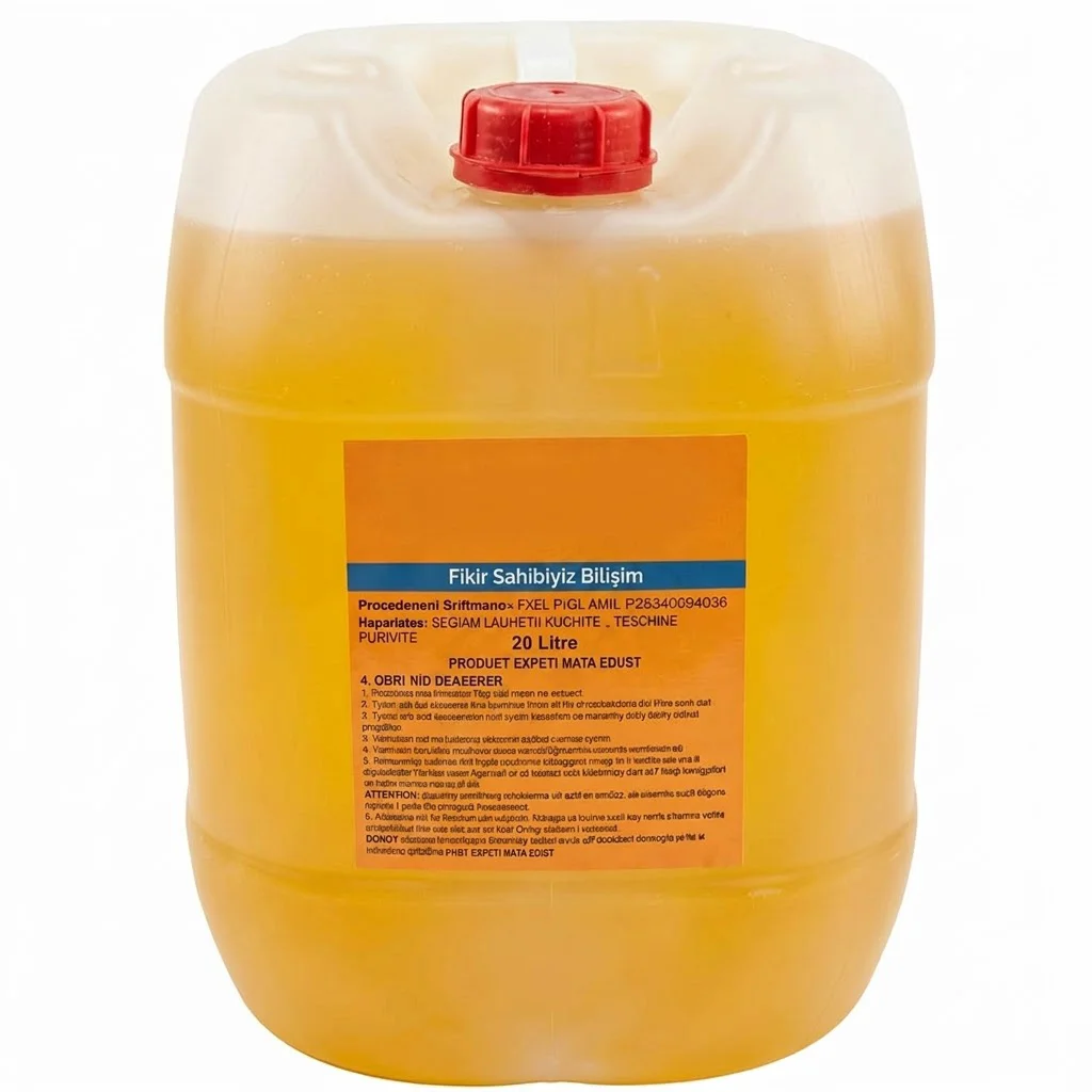 Bidon Şampuan 20 Litre Standart Otel Kuaför Spor Salonu Sauna Fab