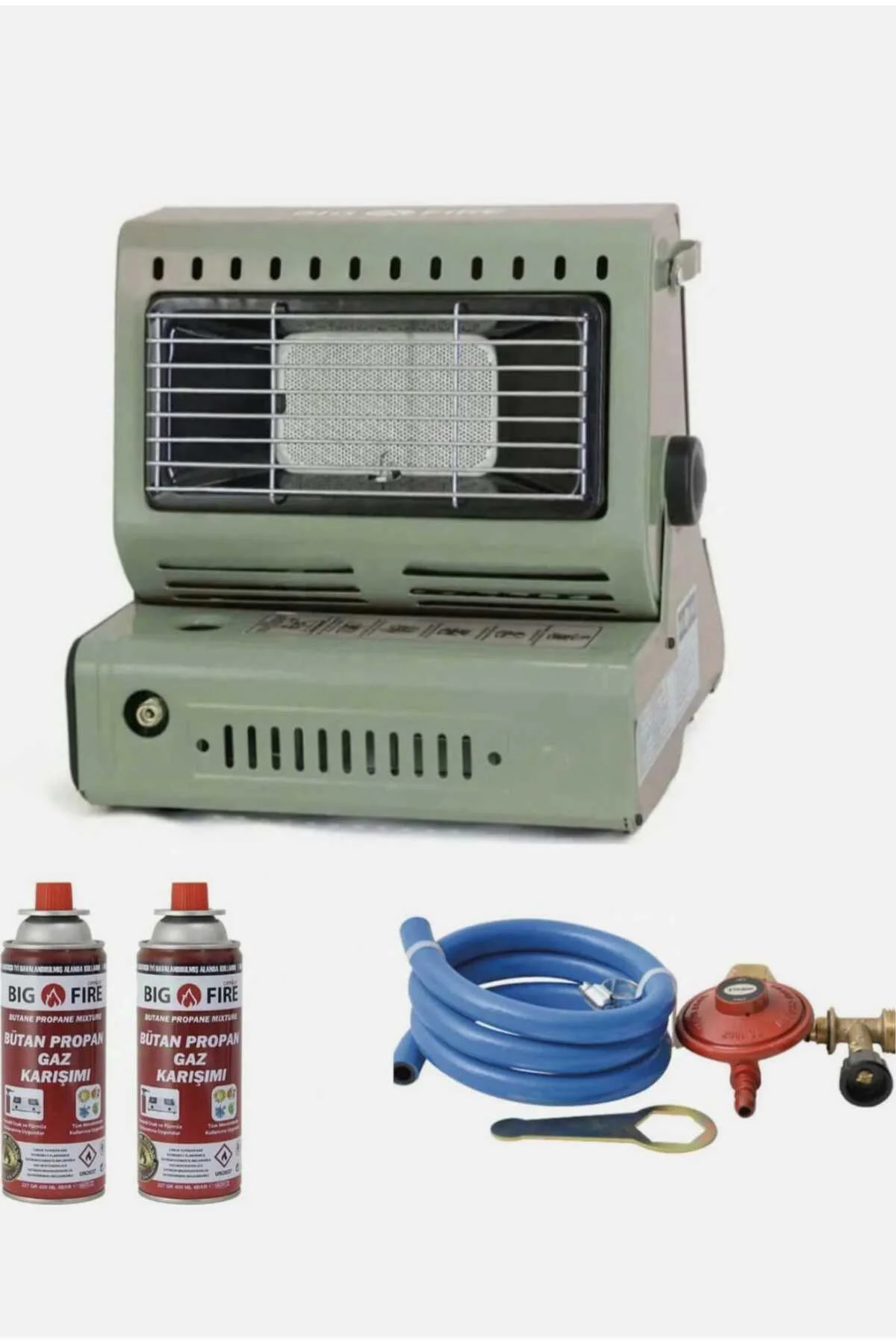 Big Fire Maxi Portatif Kamp Sobası Tüp Baglantılı 2 Ader 227 gr K