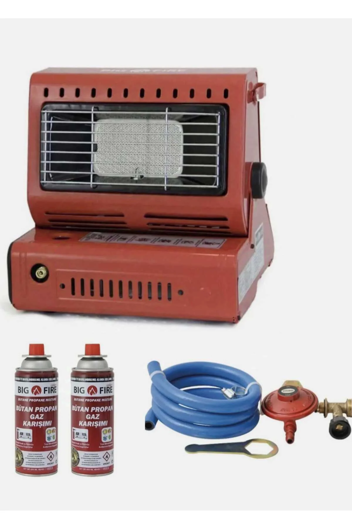 Big Fire Maxi Portatif Kamp Sobası Tüp Baglantılı 2 Ader 227 gr K