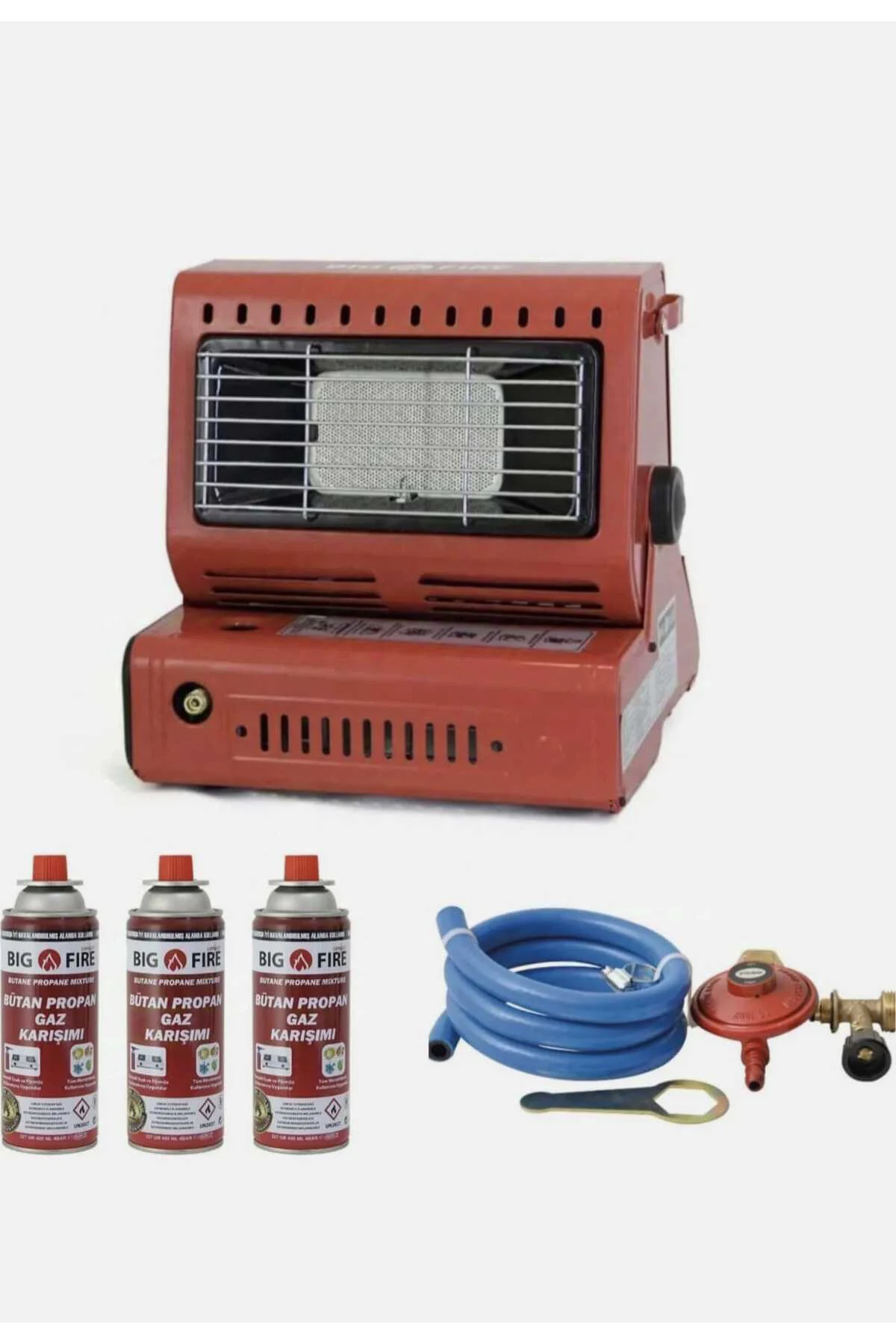 Big Fire Maxi Portatif Kamp Sobası Tüp Baglantılı 3 Ader 227 gr K