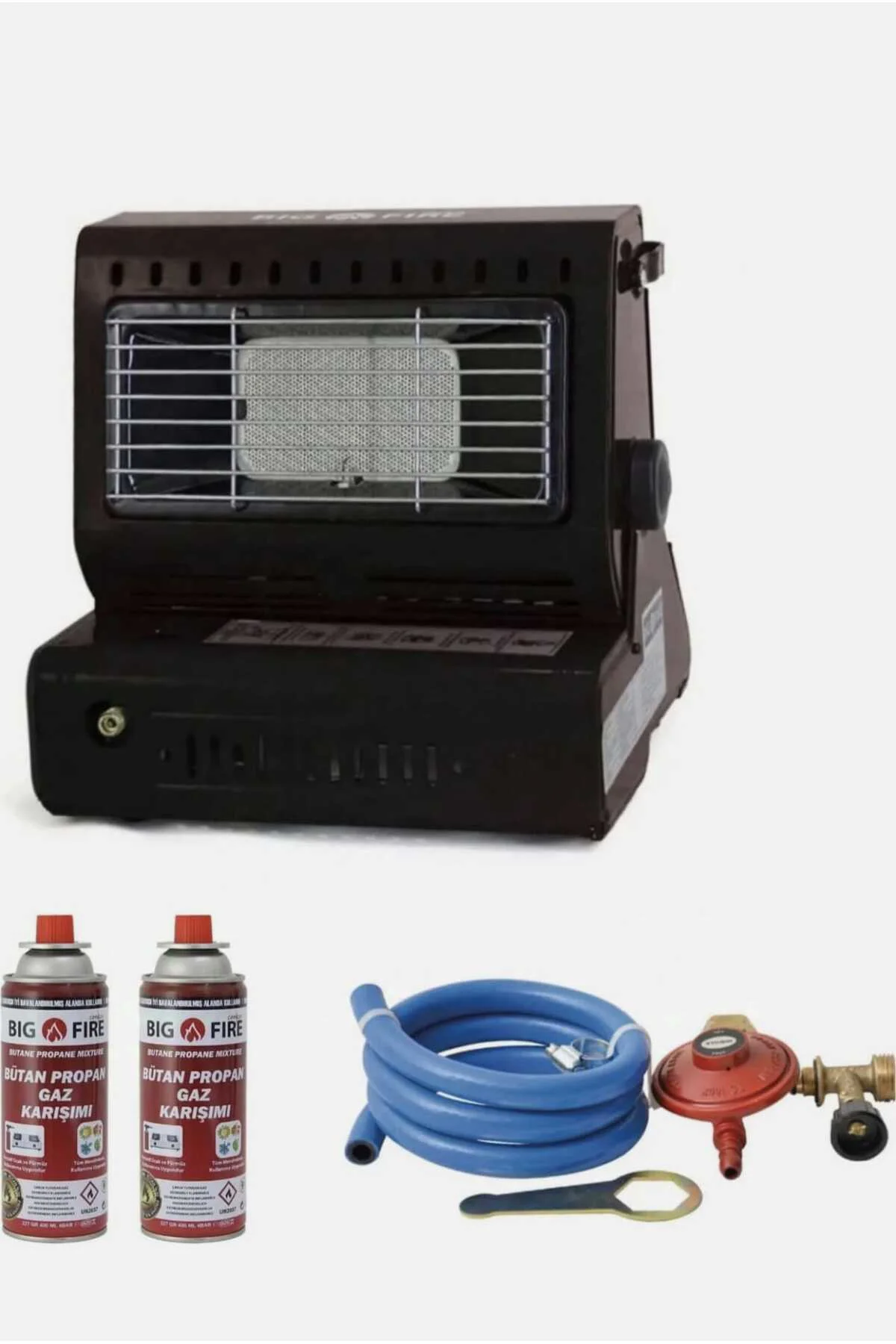 Big Fire Maxi Portatif Kamp Sobası Tüp Baglantılı 2 Ader 227 gr K