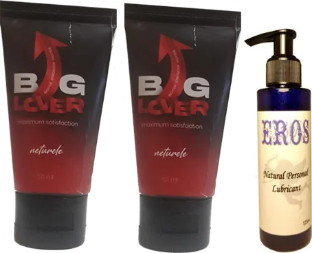 Big Lover Erkekler İçin Hardening Jel 50ml (2 Adet) + Eros Personal Lubricant 125ml Fiyatı, Yorumları ve Özellikleri