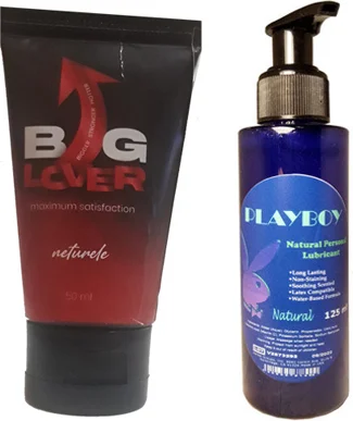 Big Lover Erkekler İçin Sertleştirici Jel 50ml + Playboy Doğal Kayganlaştırıcı 125ml Set Fiyatı, Yorumları ve Özellikleri
