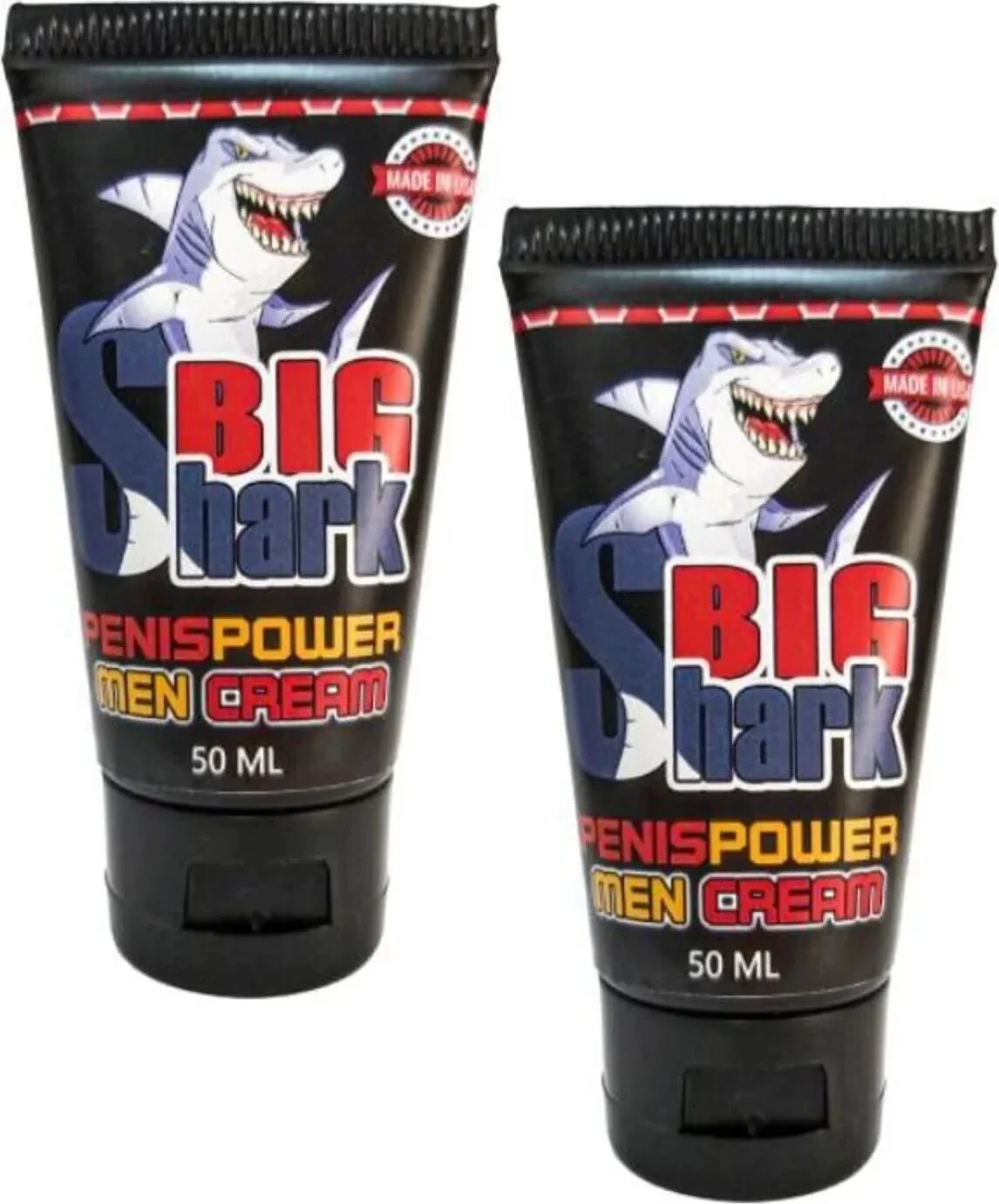 Big Shark Power Cream S Erkeklere Kremi 50 ml x 2 Adet - Güç ve Bakım