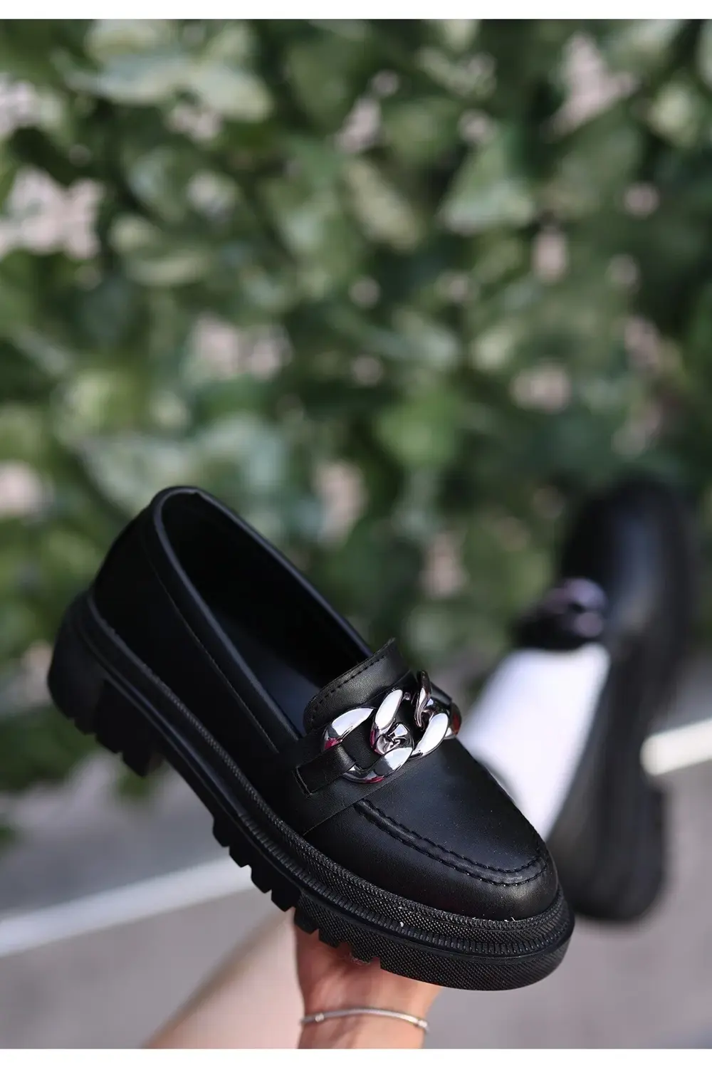 Kanonik Education Biga Siyah Cilt Ayakkabı