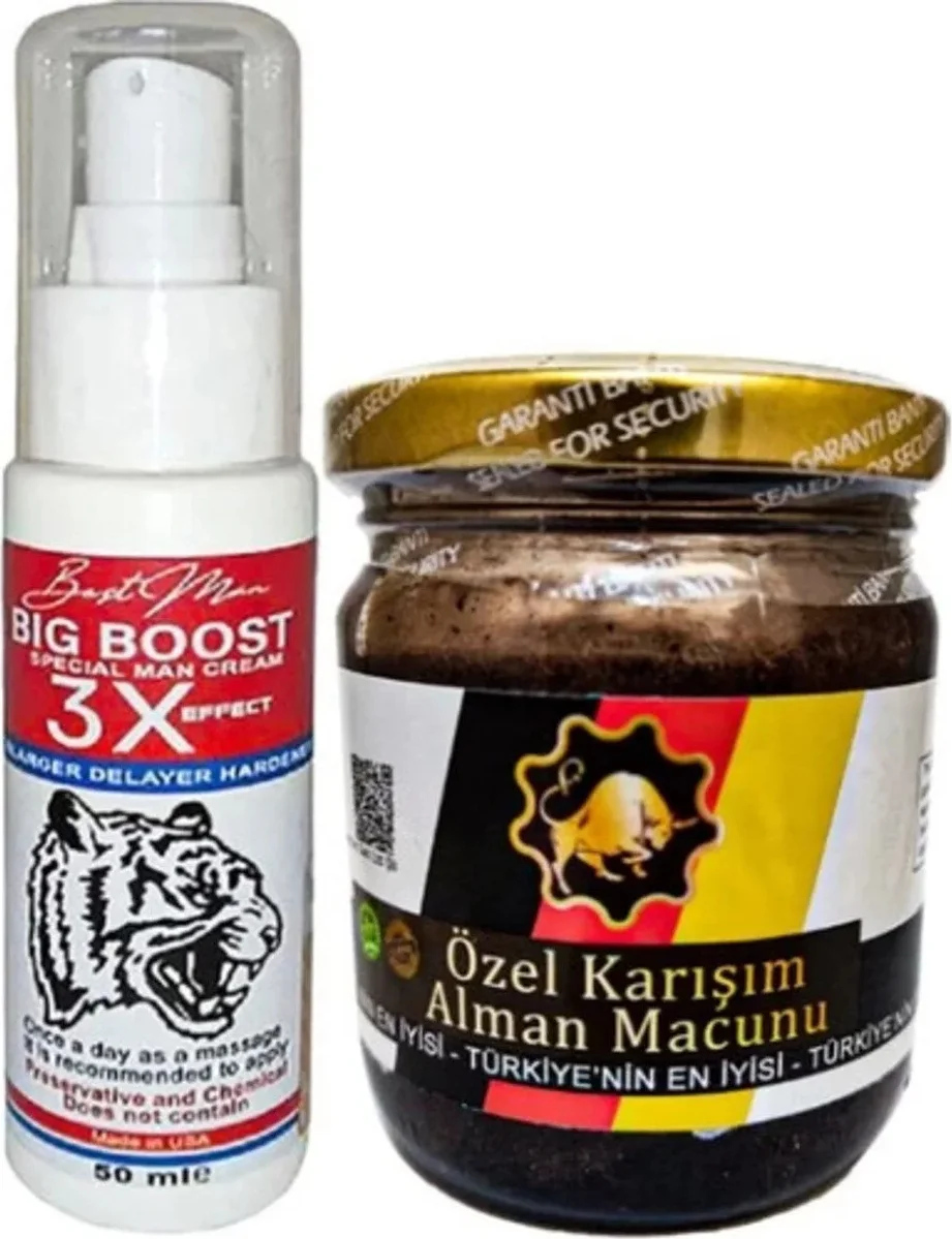 Bigboost 3xEffect Krem + German Macun Takımı - 50ml + 240gr Erkek Bakım Seti Fiyatı, Yorumları ve Özellikleri