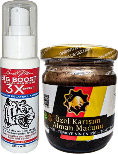 Bigboost Erkek Bakım Kremi 50ml + 240gr Alamn Macunu Seti Fiyatı, Yorumları ve Özellikleri