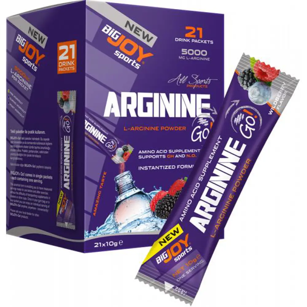 BigJoy Arginine Go 10g*21 adet/Orman Meyveli