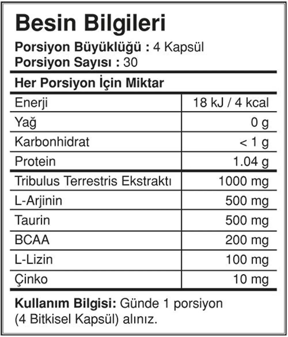 BigJoy Tribulus Grow/120 kapsül