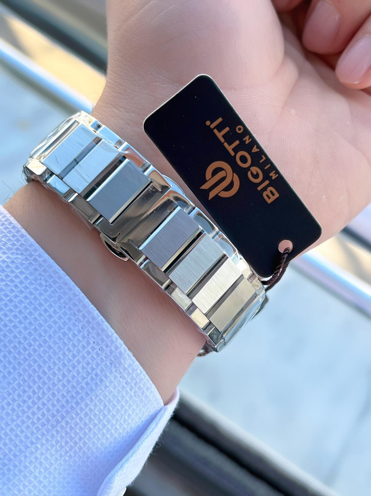 Bigotti Otomatik Ve Kurmalı Kasa Ve Kordon Çelik 5 Atm Su Geçirme Bigotti Otomatik Ve Kurmalı Kasa Ve Kordon Çelik 5 Atm Su Geçirme
